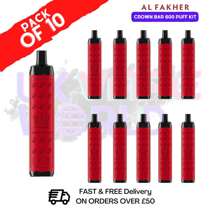 Gum Flavour Al Fakher Crown Bar 600 Prefilled Pod Kit Box Of 10