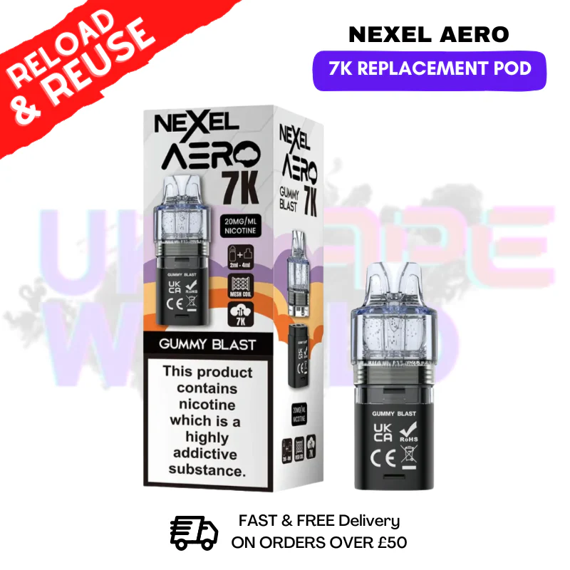 Gummy Blast Nexel Aero 7K Replacement Pods