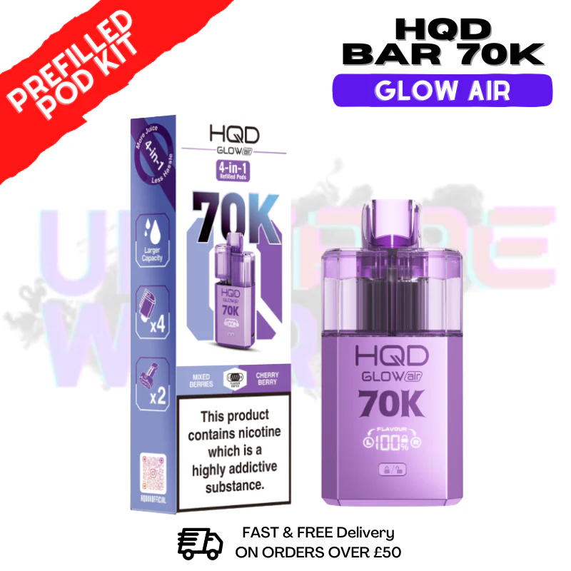 HQD Glow Air 70k Puff Pod Kit - Any 2 For £22 - Image 10