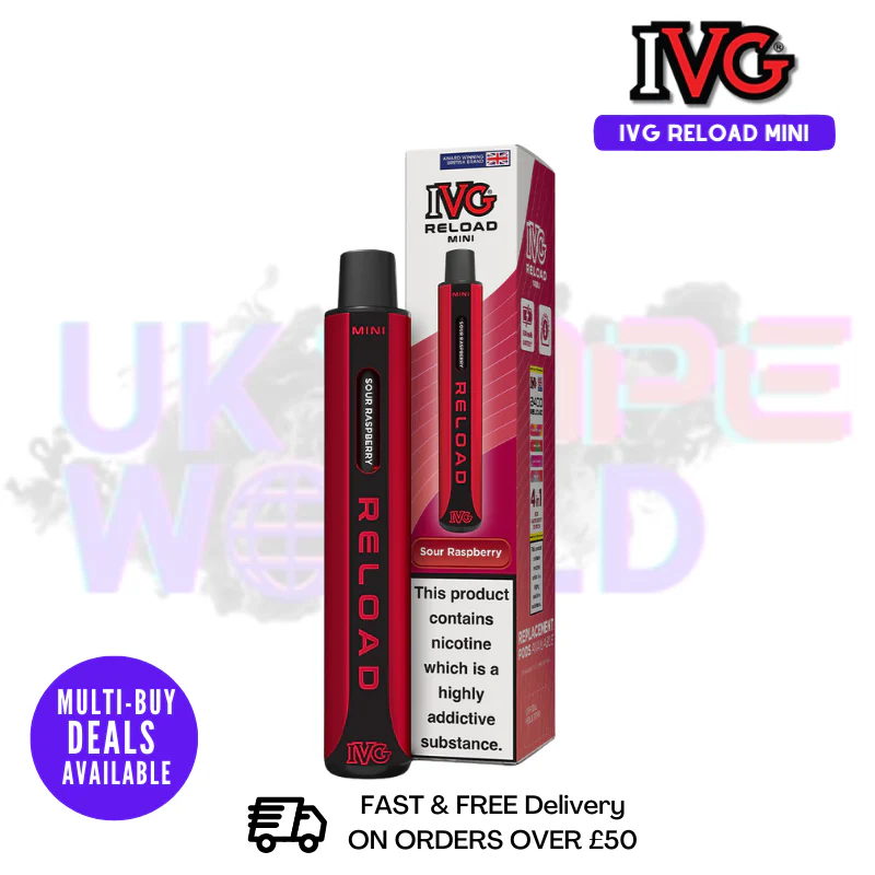 IVG Reload Mini 600 Puff Vape Pen Kit - Image 7