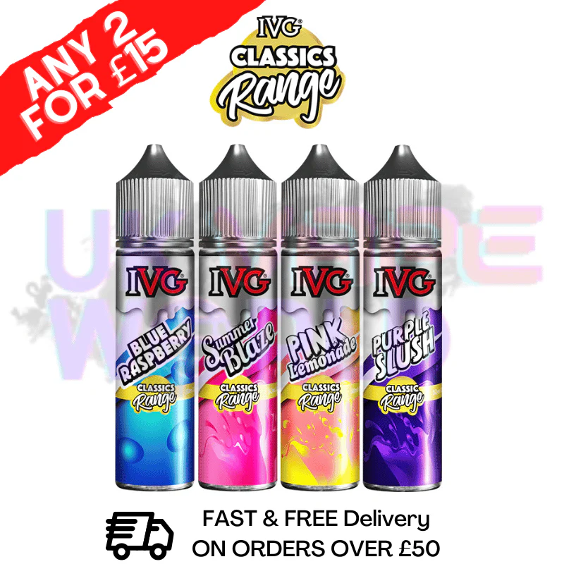 Blue Raspberry IVG Shortfill Juice 50ML Eliquid - CLASSICS RANGE - Image 2