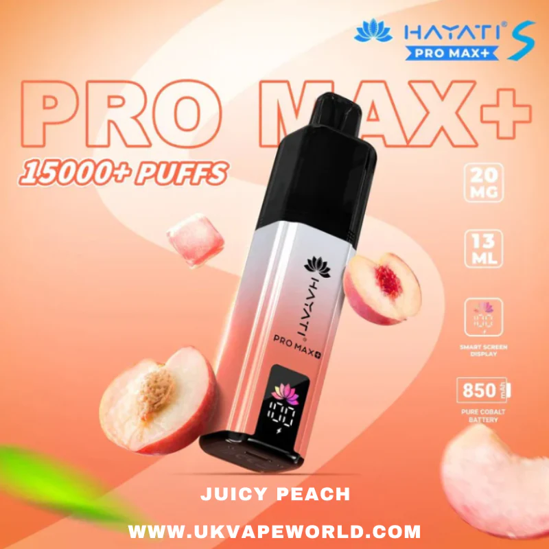 Juicy Peach Hayati Pro Max S Plus 15K Puff Ultra Kit
