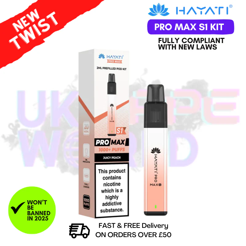 Juicy Peach Hayati S1 Pro Max Kit - £3.99