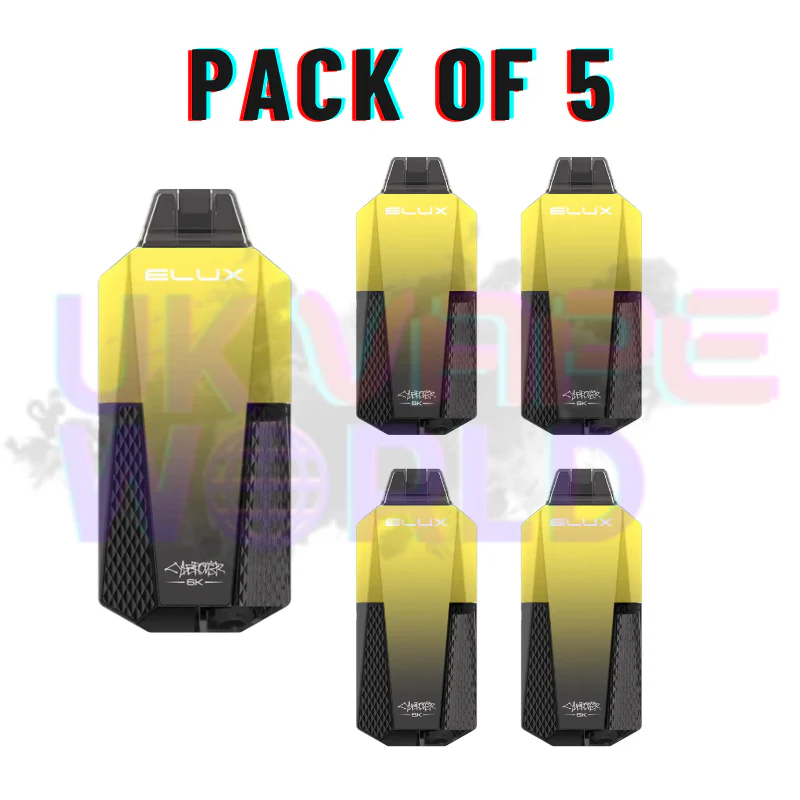Lemon Lime Elux CyberOver 6000 Puff 6K Pod Vape Kit - Image 3