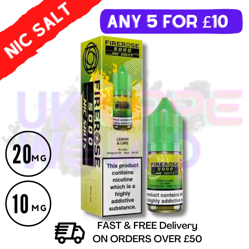 Lemon Lime - Firerose 10ML Nic Salt