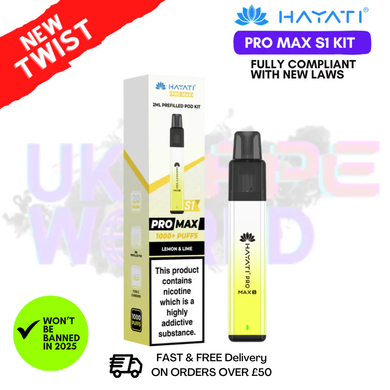 Lemon Lime Hayati S1 Pro Max Kit - £3.99