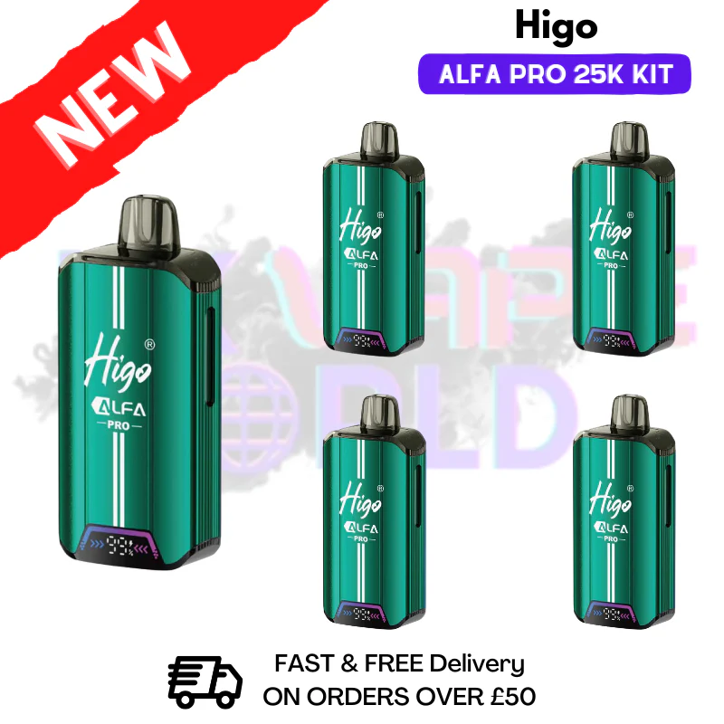 Lemon Lime Higo Alfa 25K Kit Box Of 5 - £24.99