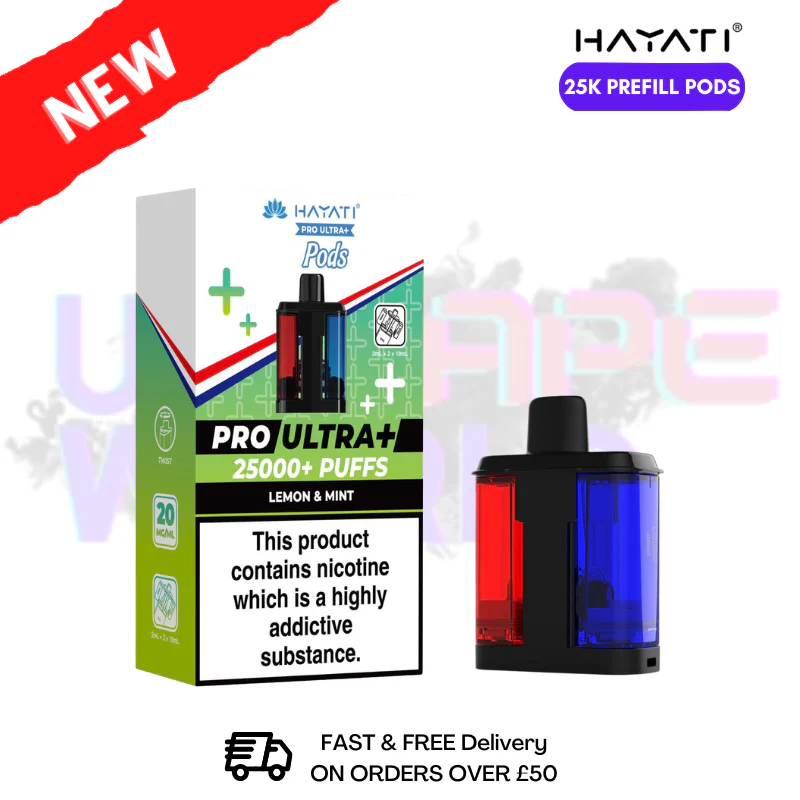 Lemon Mint Hayati 25K REFIL Pack Replacement Pods