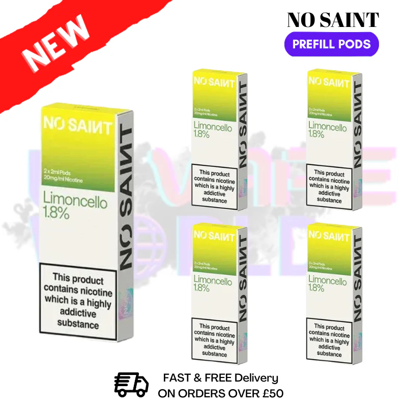 Limoncello No Saint Prefilled Pods Box Of 5