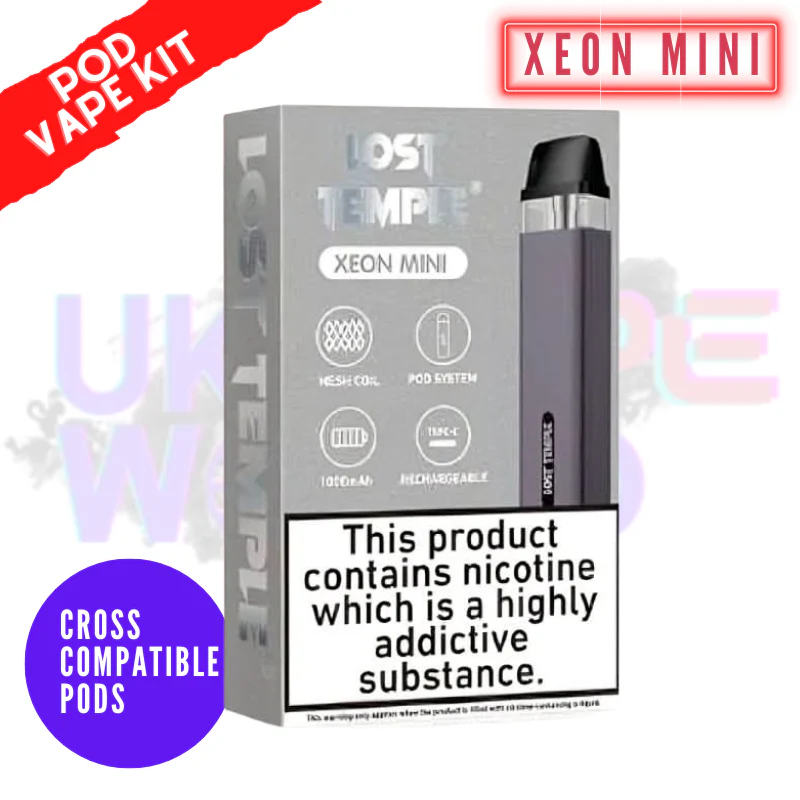 Lost Temple Xeon Mini Vape Pod Kit - GREY