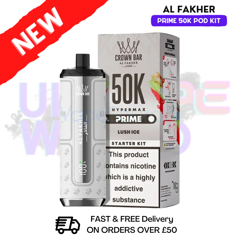 Lush Ice Al Fakher Hypermax Prime 50K Pod Kit