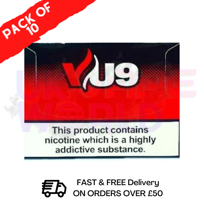 Mint VU9 E-Liquid Juice 10ml Nic Eliquid - 10 x 10ML Bundle - Image 2