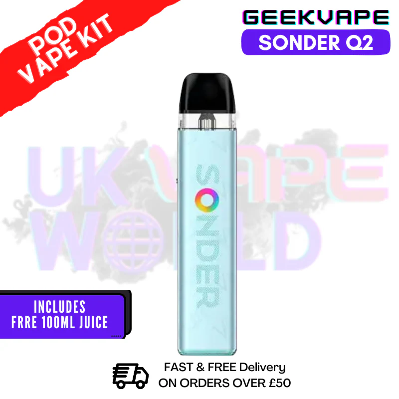 Misty Blue GeekVape Sonder Q2 Pod Vape Kit