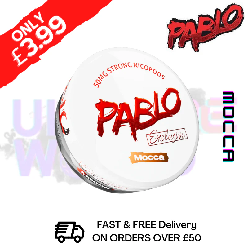 Mocca Pablo Nicotine Pouches Nic Pouch (50mg)