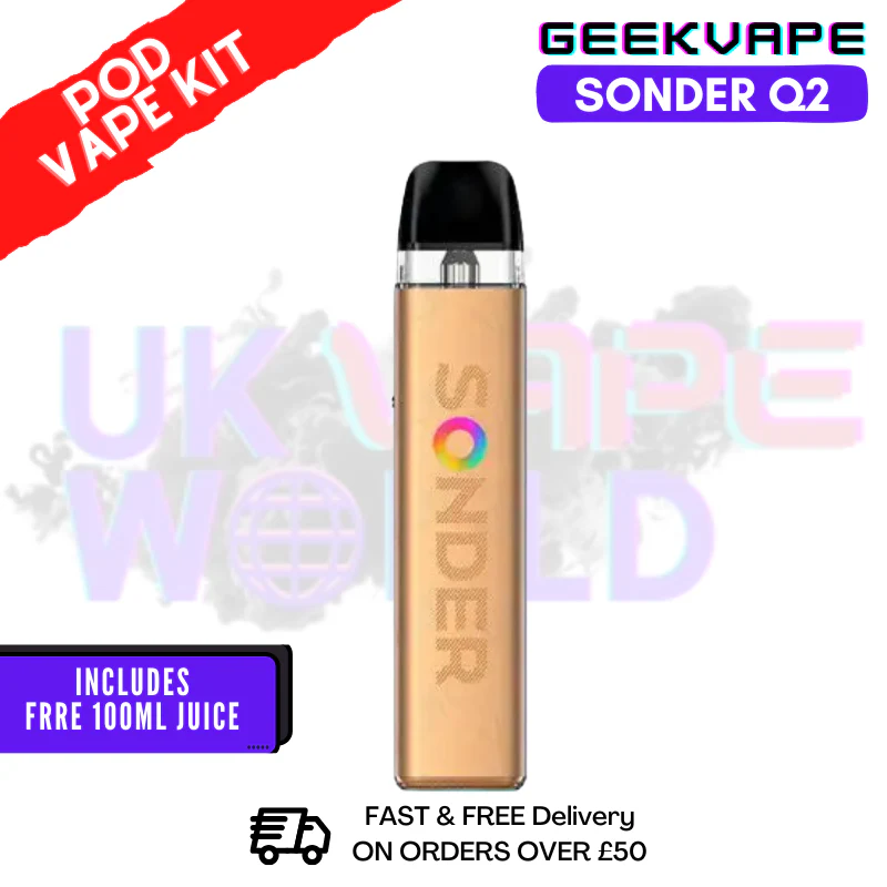 Mocha Gold GeekVape Sonder Q2 Pod Vape Kit