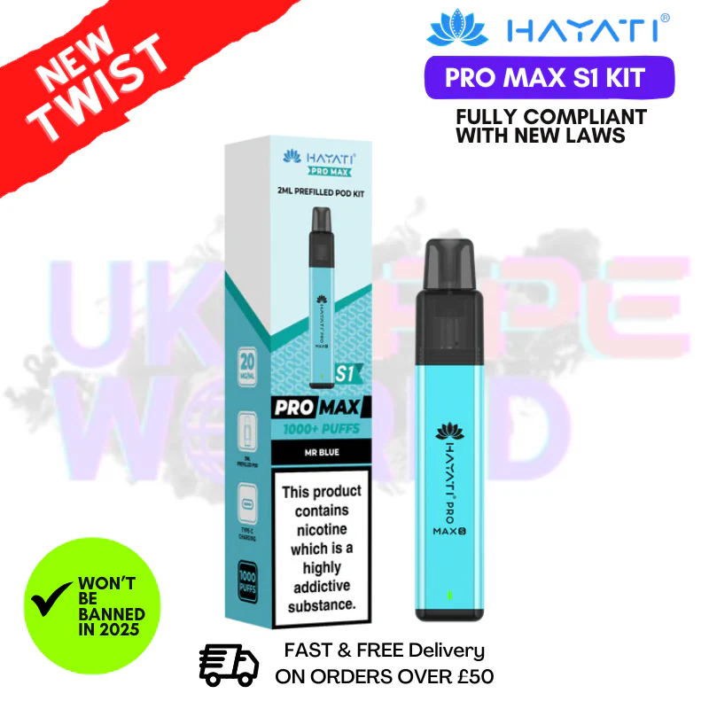 Mr Blue Hayati S1 Pro Max Kit - £3.99