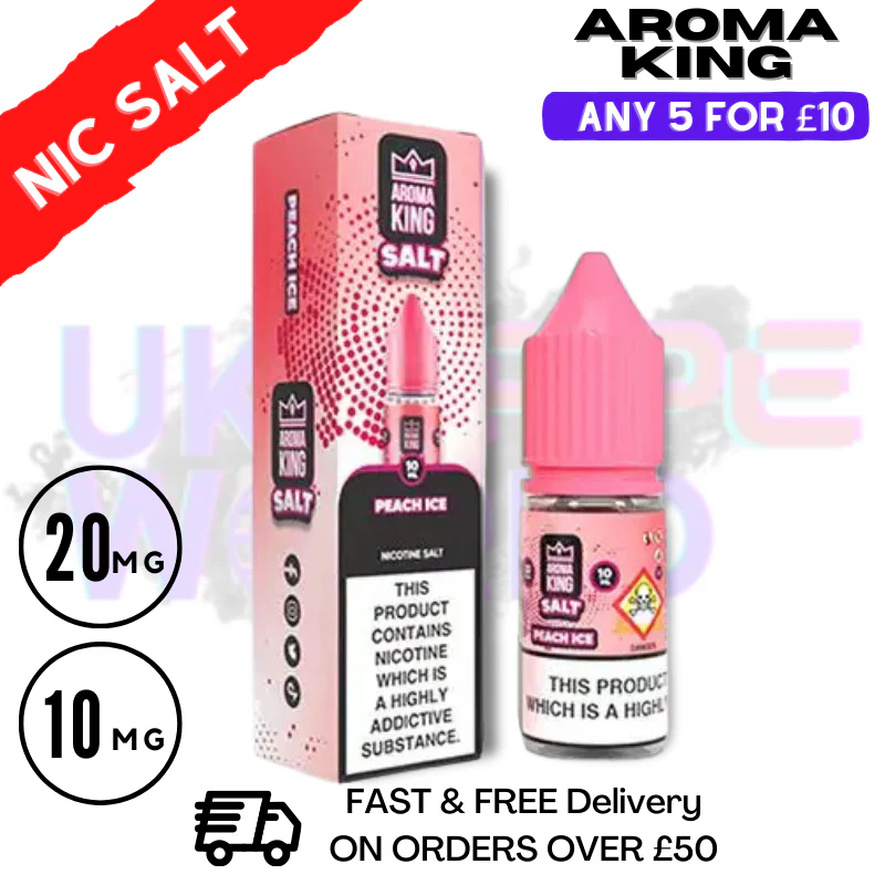 Peach Ice - Aroma King Nic Salt