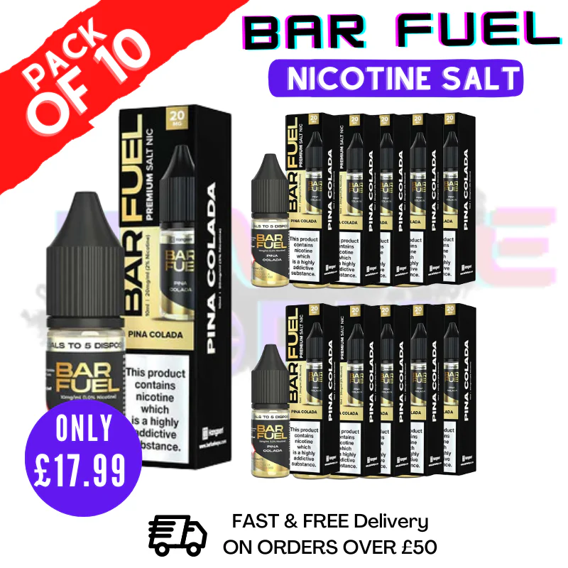 Pina Colada Bar Fuel Nic Salt BOX OF 10