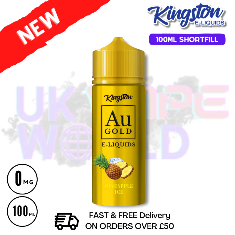 Pineapple Ice AU Gold Kingston 100ML Eliquid