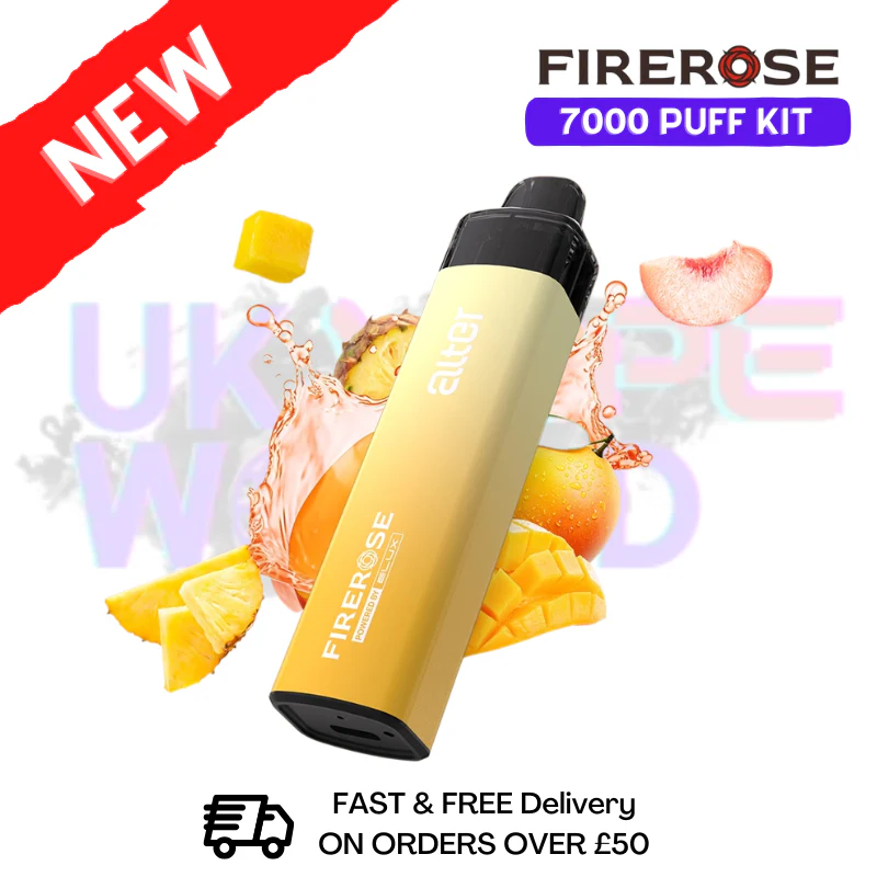 Pineapple Peach Mango Elux Firerose 7K 7000 Puff Pod Kit