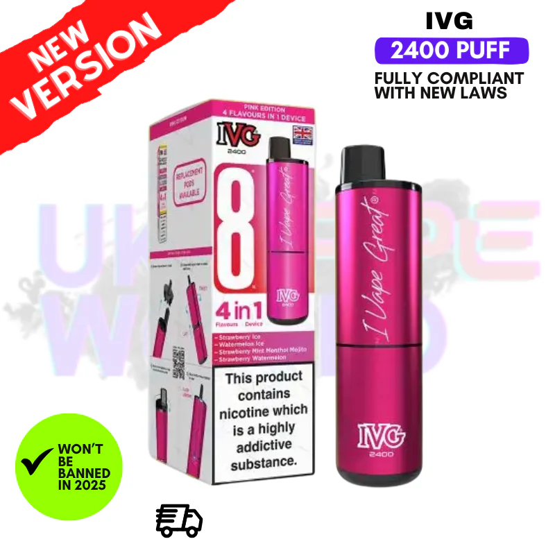 Pink Edition IVG 2400 Prefilled Pod Kit