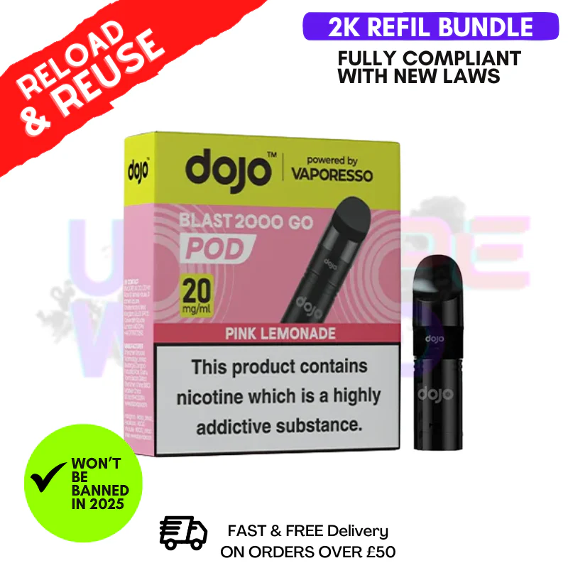 Pink Lemonade Dojo Blast 2000 2K Puff REPLACEMENT POD