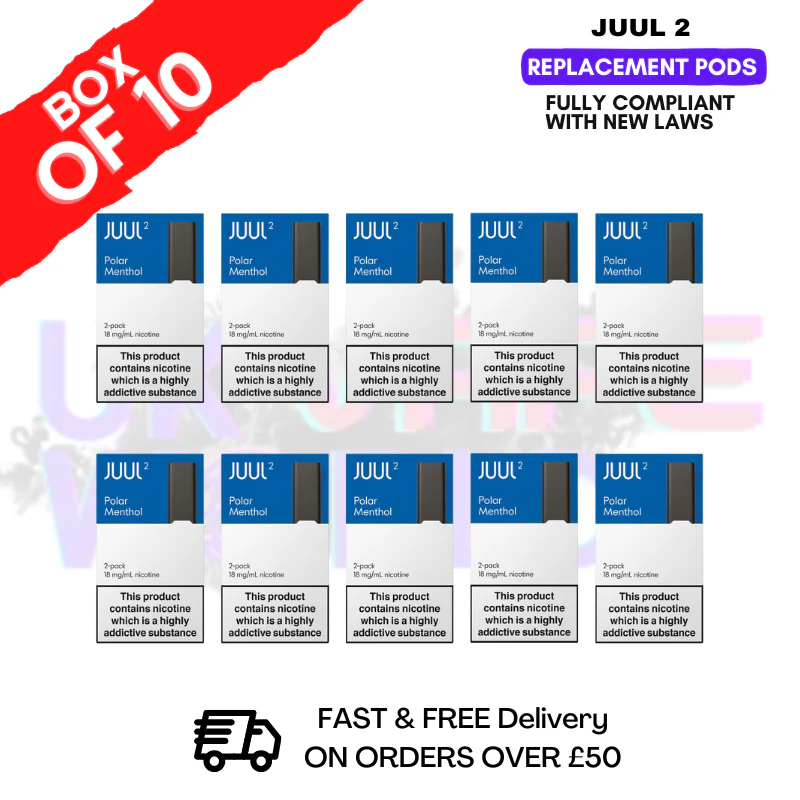 Polar Menthol Juul 2 Pods Box of 10 - £52.99