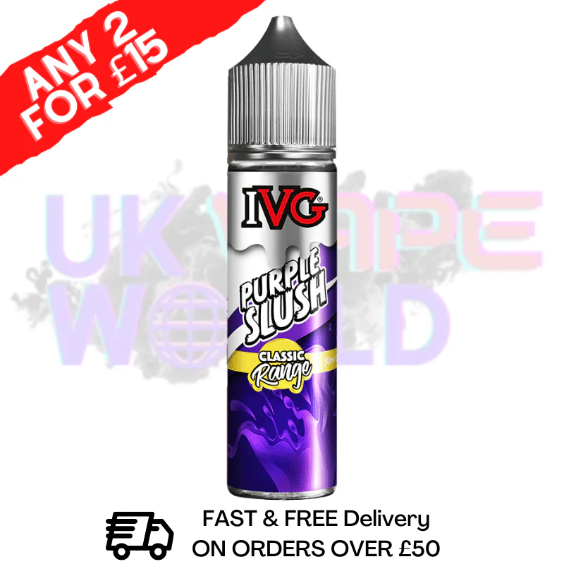 Purple Slush IVG Shortfill Juice 50ML Eliquid - CLASSICS RANGE