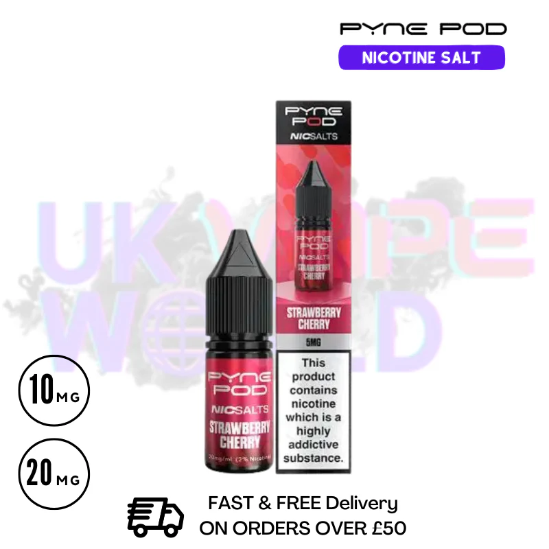Pyne Pod Strawberry Cherry Nic Salt - Only £1.99 (PC)