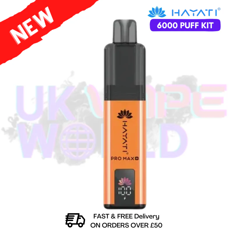 Rocky Candy Orange Hayati Pro Max Plus 6000Puff Kit