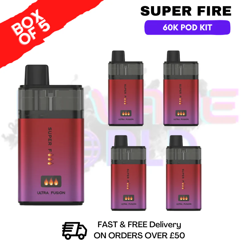 Goodie Edition SuperFire 60K Ultra Fusion Box Of 5
