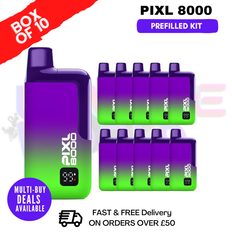 Sour Cherry Apple Pixl 8000 Kits Box Of 10