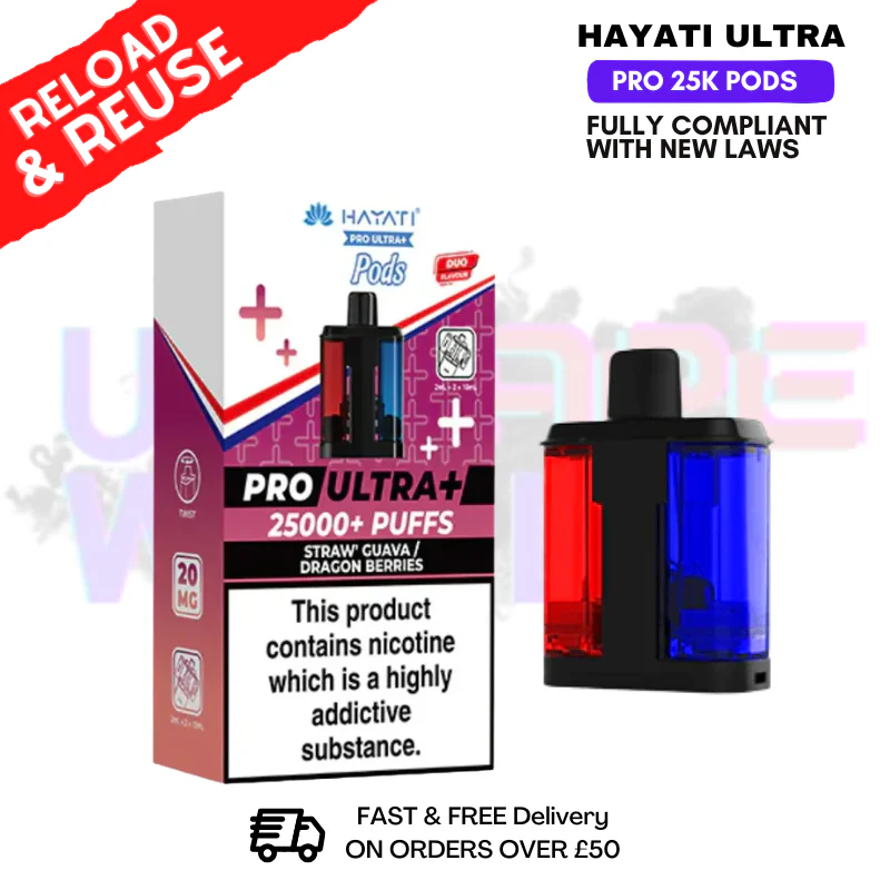 Straw Guava Hayati 25K REFIL Pack Replacement Pods