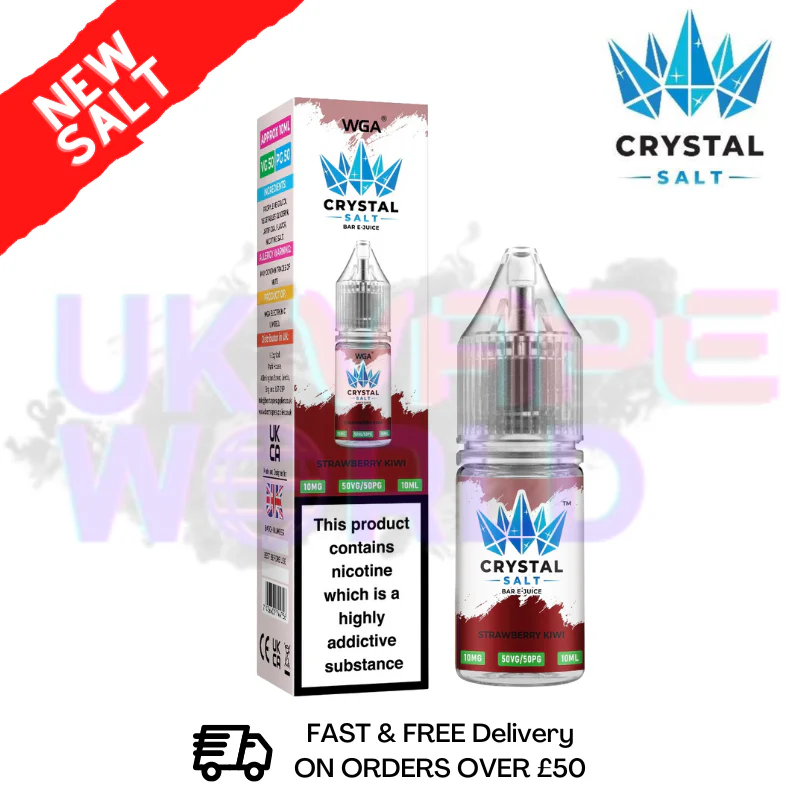 Strawberry Kiwi WGA Crystal Nic Salt | Nicotine Salts | Lowest Price