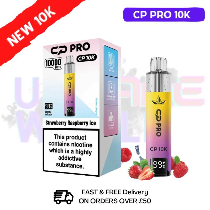 Straw Rasp Ice CP Pro 10K Puff Pod Kit