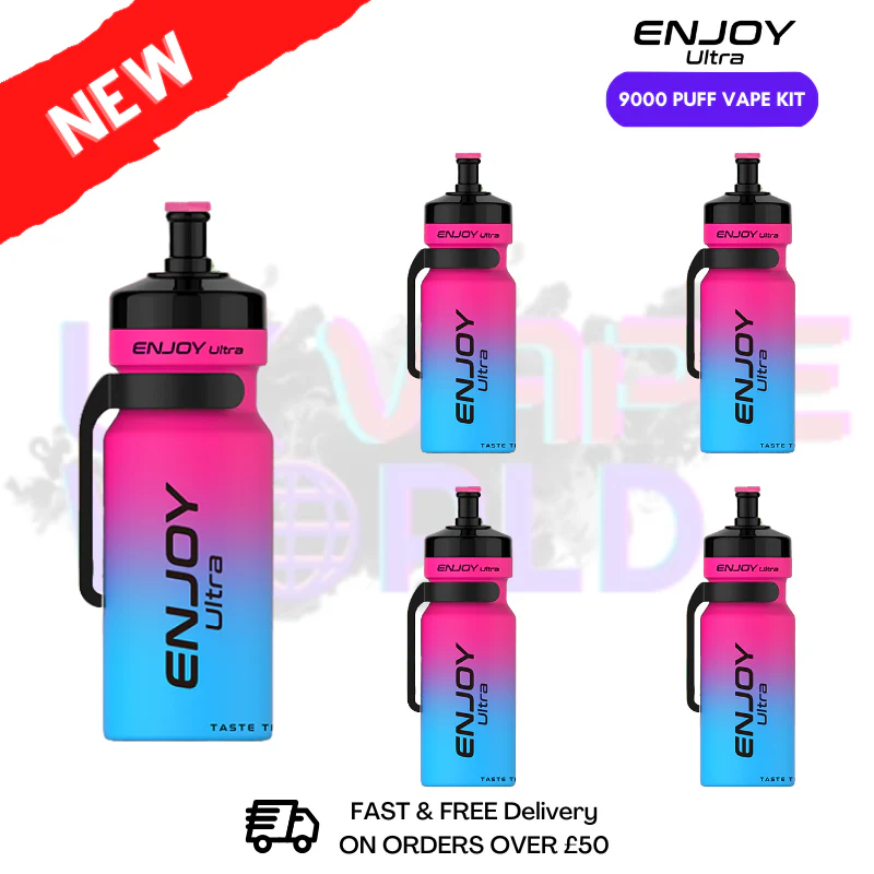 Straw Water Bubble Enjoy Ultra 9K Kits Box Of 5