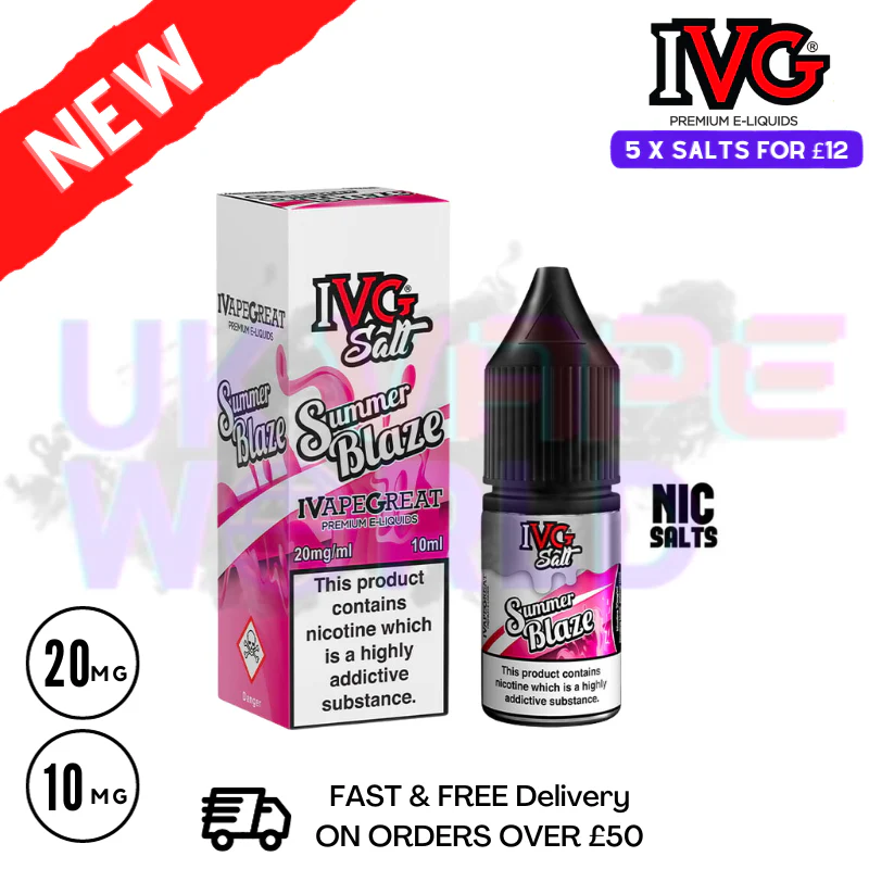 Summer Blaze Chew IVG Salt 10ml Nic Eliquid