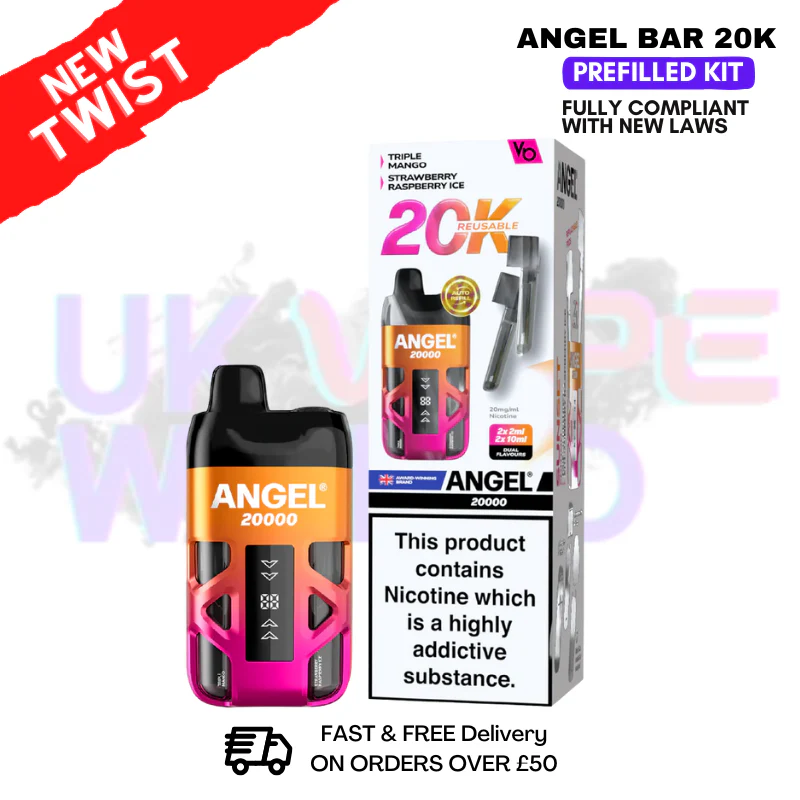 Sunset Edition Angel Bar 20K Puff Twist Prefilled Pod Kit