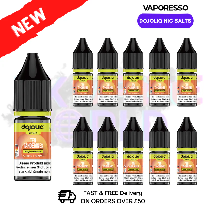 Ten Tangerines Dojo Liq Nic Salts Box Of 10