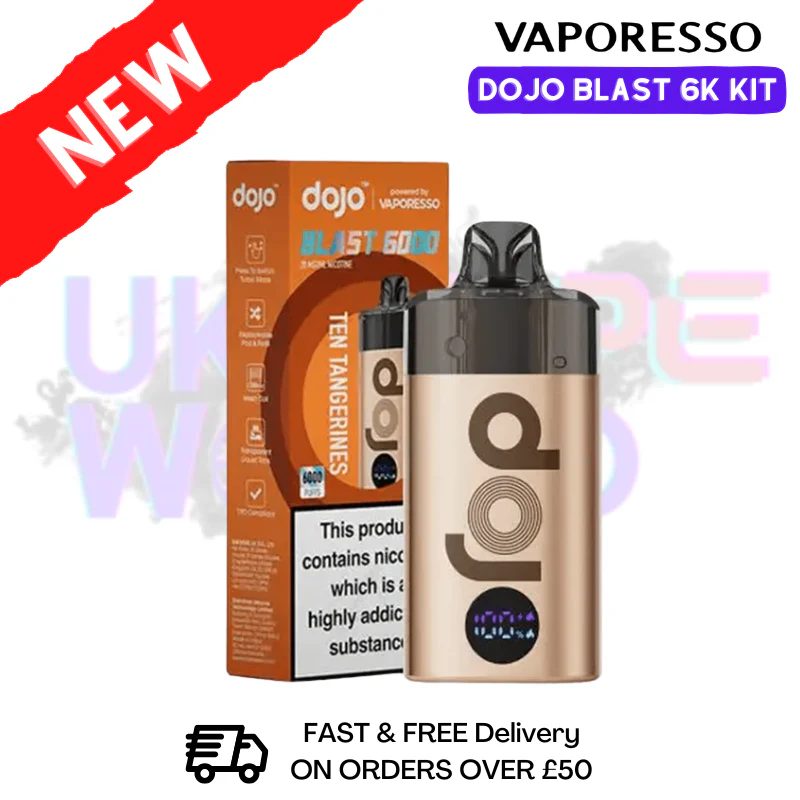 Ten Tangerines Vaporesso Dojo Blast 6000 Kit - £7.00