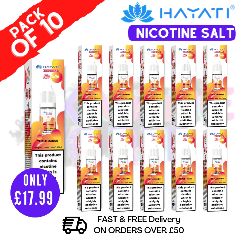 Triple Mango Hayati Pro Max Nic Salt Box Of 10