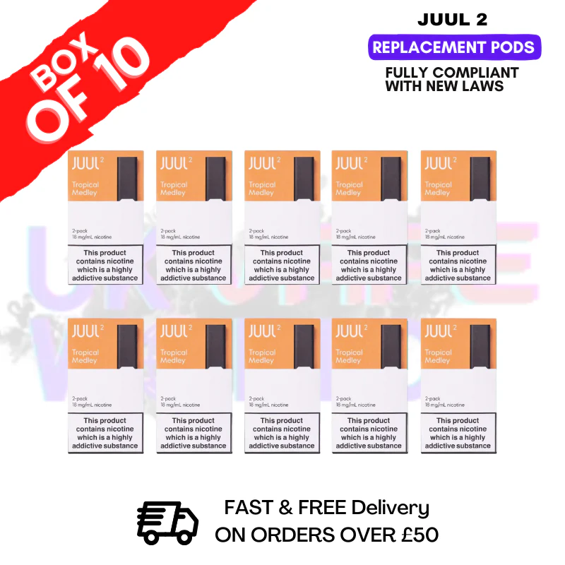 Tropical Medley Juul 2 Pods Box of 10 - £52.99