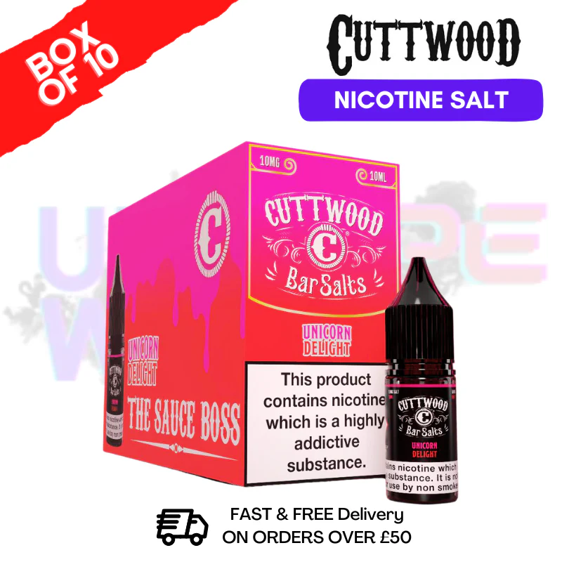 Unicorn Delight Cuttwood Bar Salt BOX OF 10