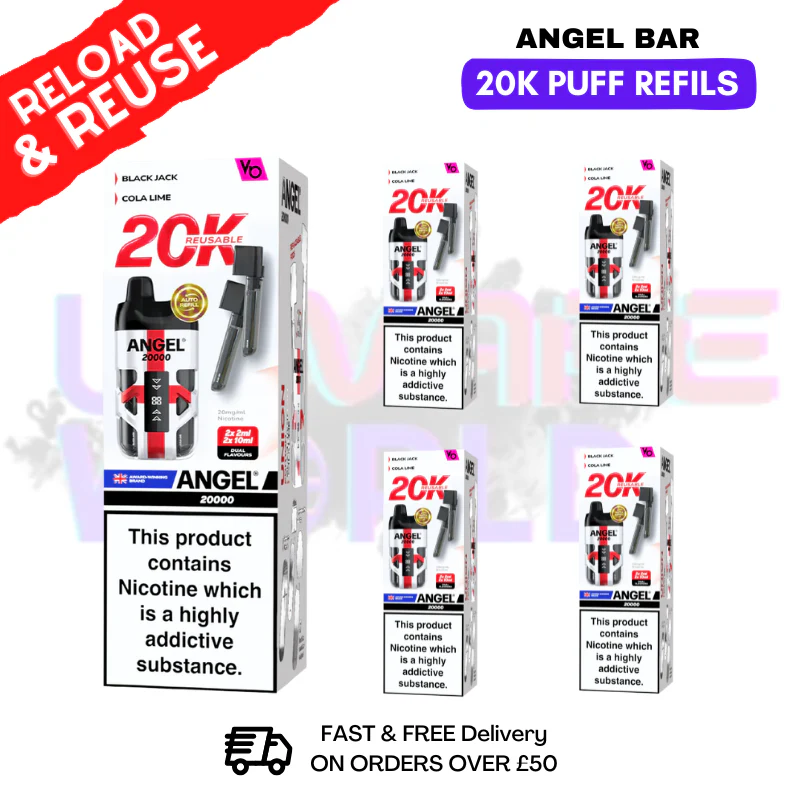 Union Edition Angel Bar 20K REPLACEMENT PODS Box Of 5