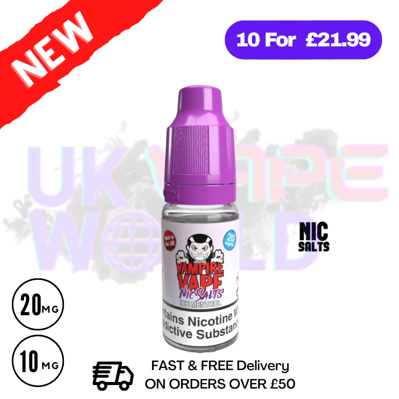 Vampire Vape Ice Menthol 10ml Nic Salt