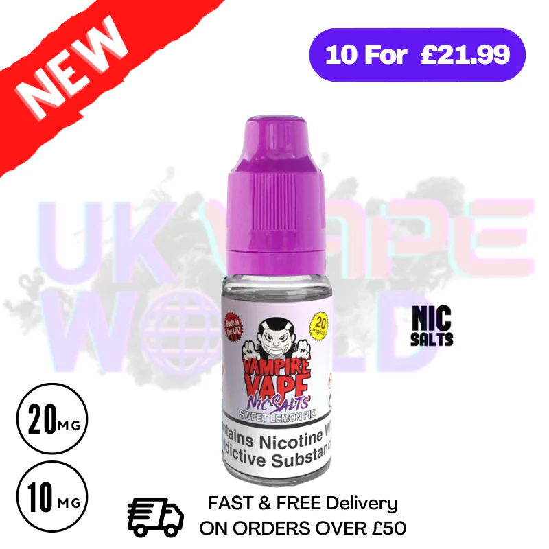 Vampire Vape Sweet Lemon 10ml Nic Salt