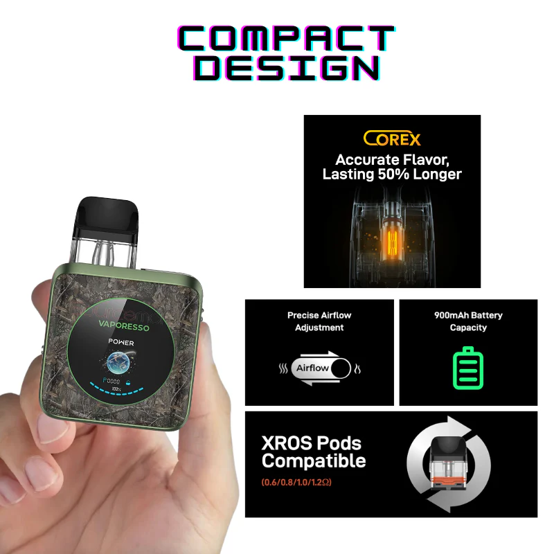 Vaporesso Xros Nano 4 Camouflage Vape Kit - Image 2