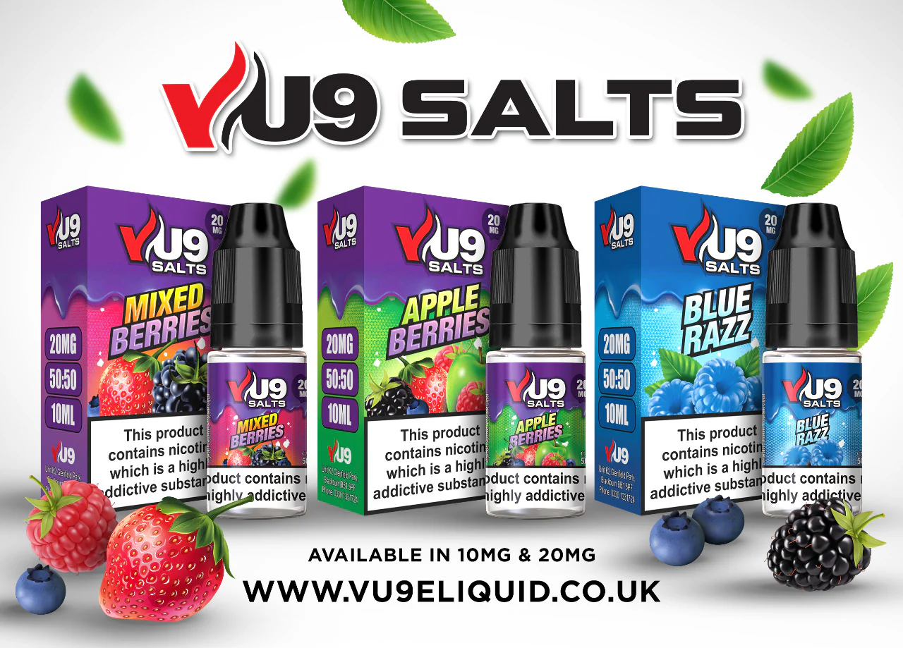 Vu9 Pod Salts 10ml 10mg Pack of 3 - Image 3