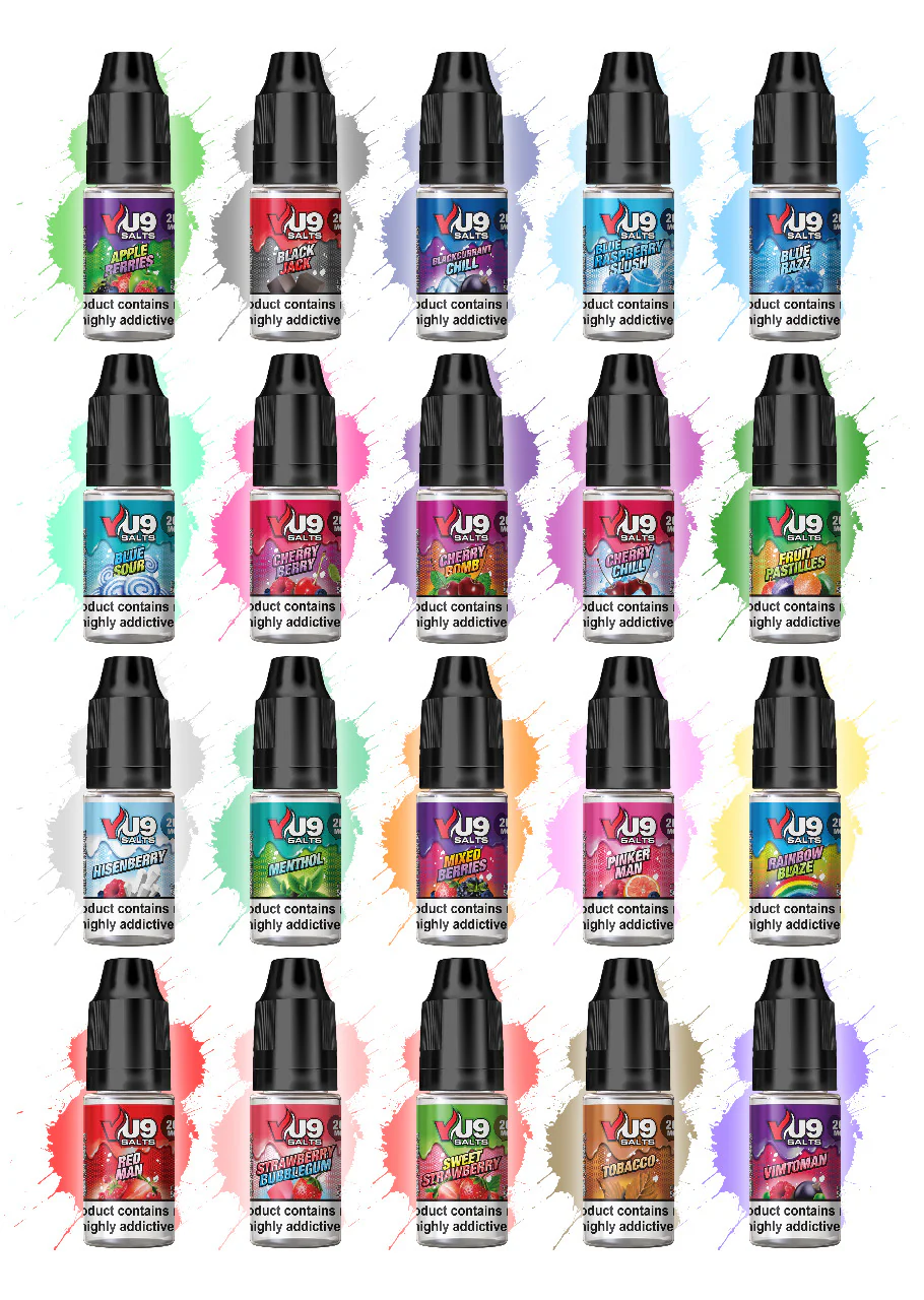 Vu9 Pod Salts 10ml 10mg Pack of 3 - Image 5