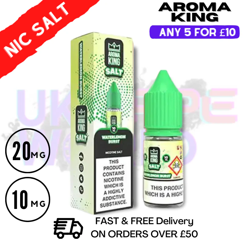 Watermelon Burst - Aroma King Nic Salt